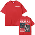 Rapper Anuel AA Rhlm 2 Album 2025 Merch T-Shirt Men Women Summer Tops Streetwear T Shirts Male Fashion Hip Hop Pop Music T Shirt