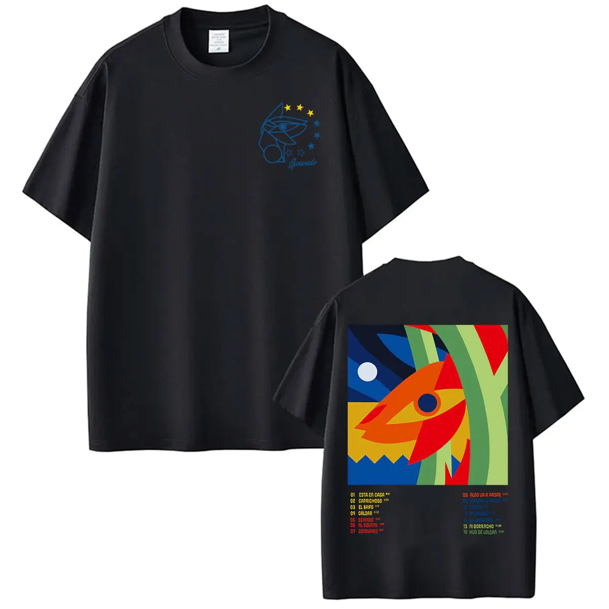 Rapper Quevedo EL BAIFO 2026 Album Cover T Shirt Men Women Harajuku Hip Hop Gothic T-Shirts Summer Tops O-Neck Oversized T-Shirt
