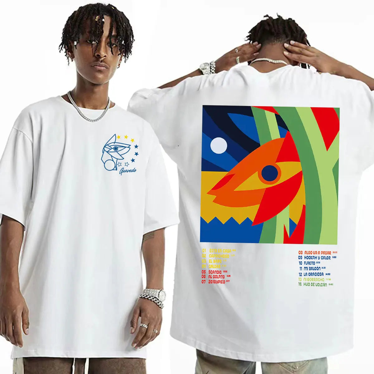 Rapper Quevedo EL BAIFO 2026 Album Cover T Shirt Men Women Harajuku Hip Hop Gothic T-Shirts Summer Tops O-Neck Oversized T-Shirt